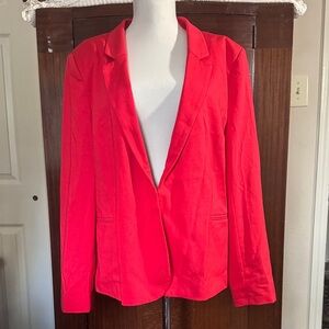 The Collection Red Open-Front Blazer Jacket